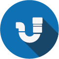 Industrias ITTE. icono principal en azul de la categoría Saneamiento